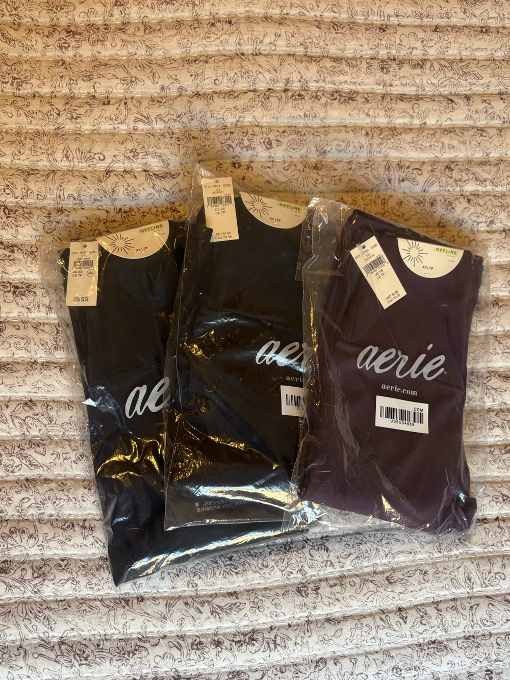 NWT Bundle of 3 Aerie Leggings, XS